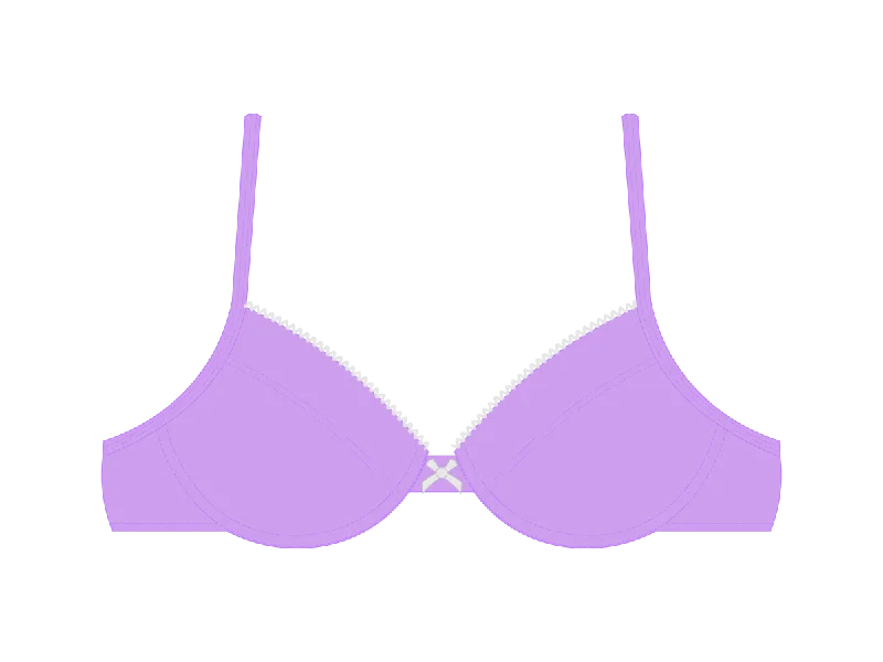 Bright Ube Bow Top