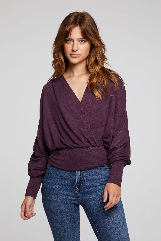 City Plum Perfect Blouse