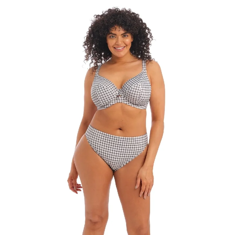 Checkmate UW Plunge Bikini Swim Top Grey Marl- 800302