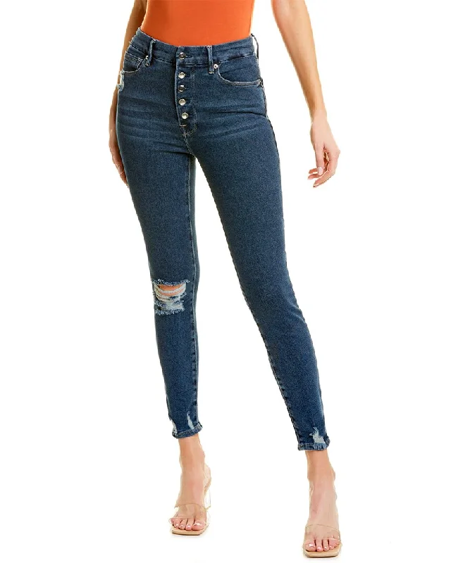 GOOD AMERICAN Good Waist Blue Skinny Jean