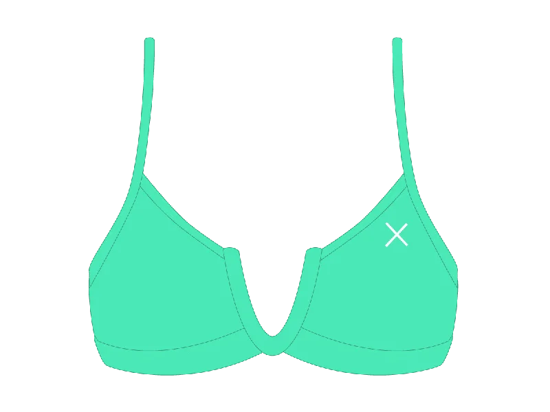 Lake Green V-Cut Top