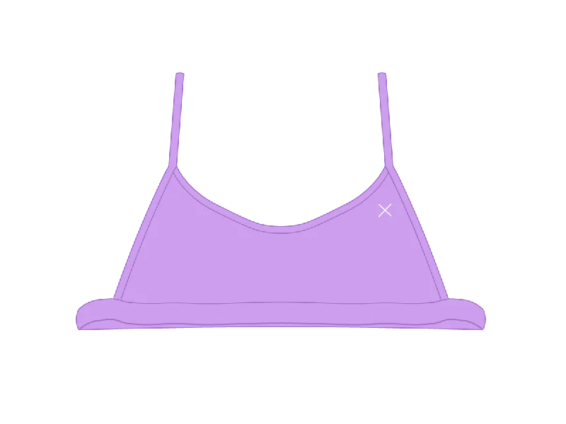 Lilac Open Side Top