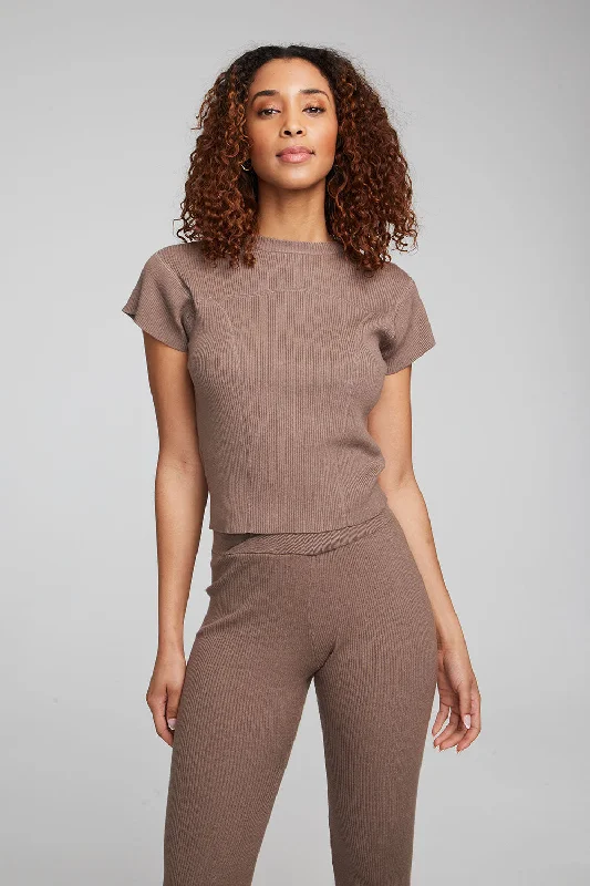 Nahal Deep Taupe Tee