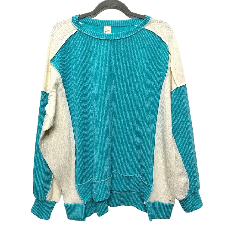 Sweater By 7th Ray In Blue, Size: M