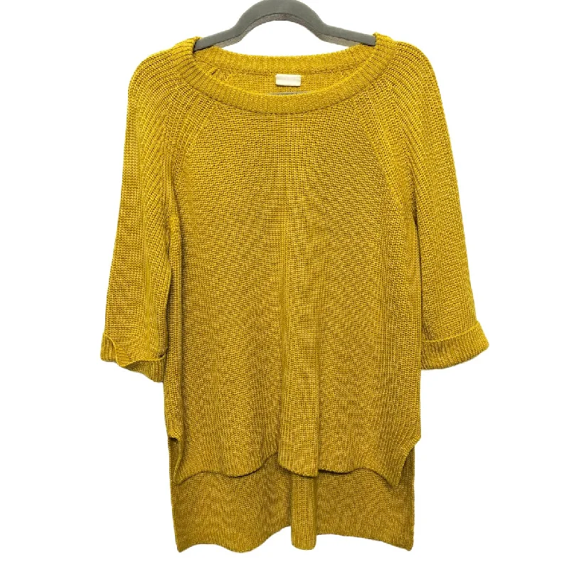 Sweater By Clothes Mentor In Yellow, Size: S