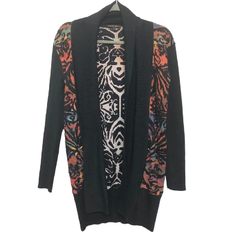 Sweater Cardigan By Alberto Makali In Black, Size: S