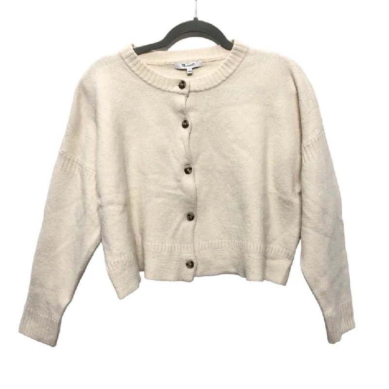 Sweater Cardigan By Madewell In Cream, Size: Xl