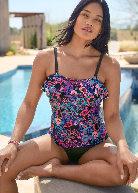 The Eva Tankini - Tropical Flash