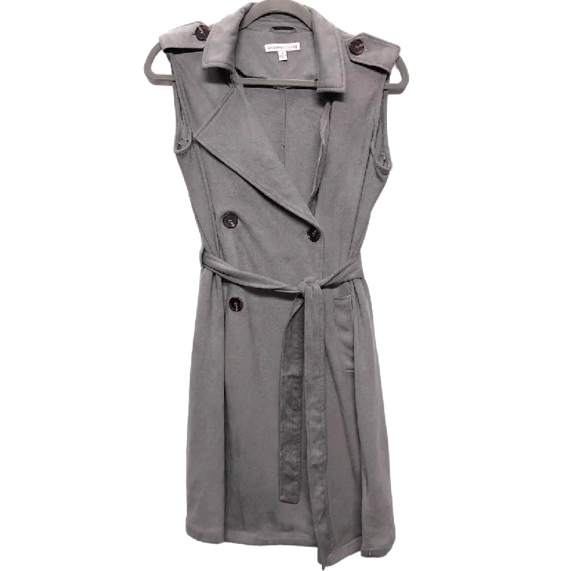 Vest Other By Clothes Mentor In Grey, Size: S