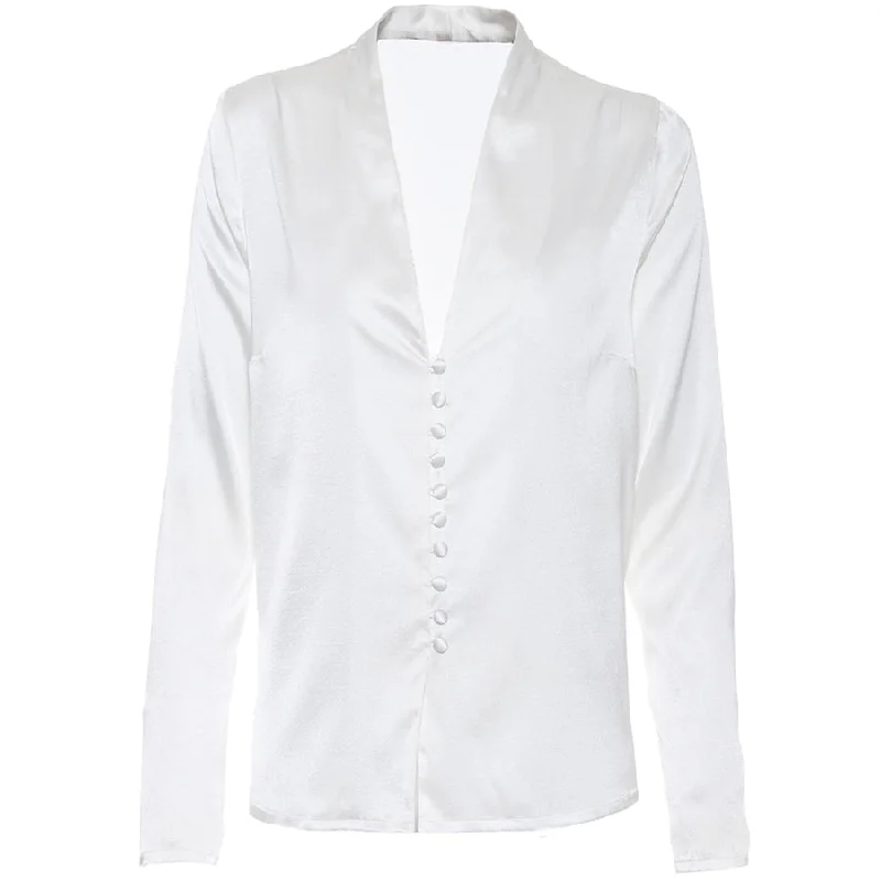 SILK BLOUSE "BEATRICE" IN WHITE