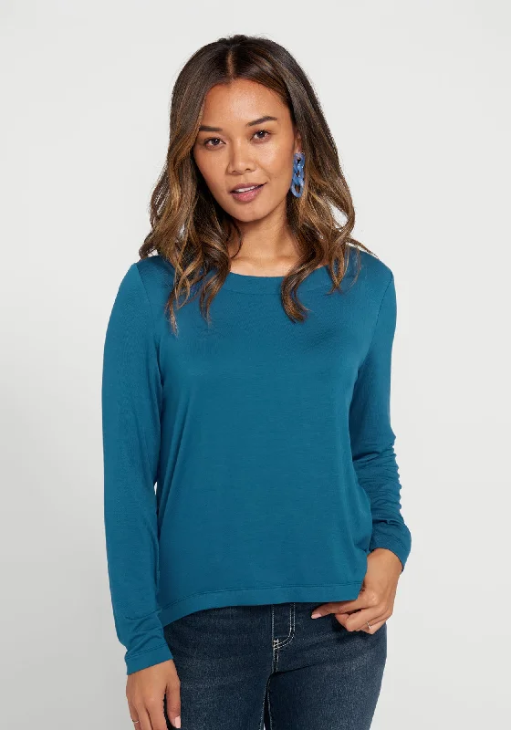 Essential Scoop Long Sleeve (Dark Ocean)