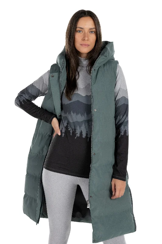 Glacier Long Puffer Vest