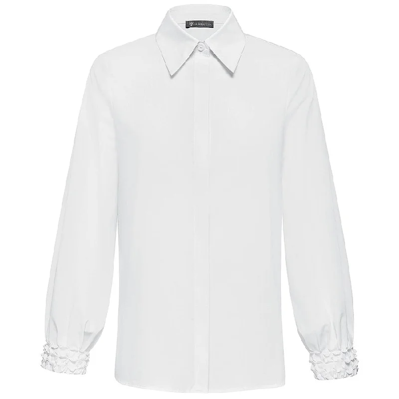 ELEGANT "IASMINA" BLOUSE IN WHITE