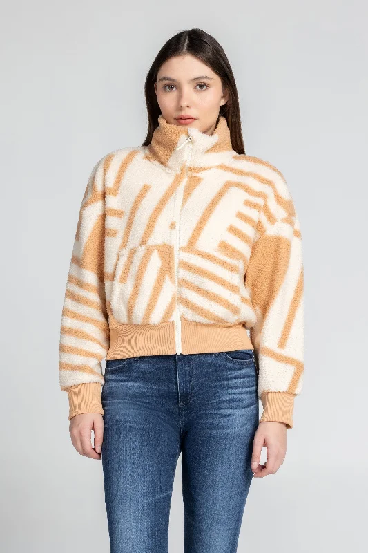 Isabel Pattern Fleece Jacket