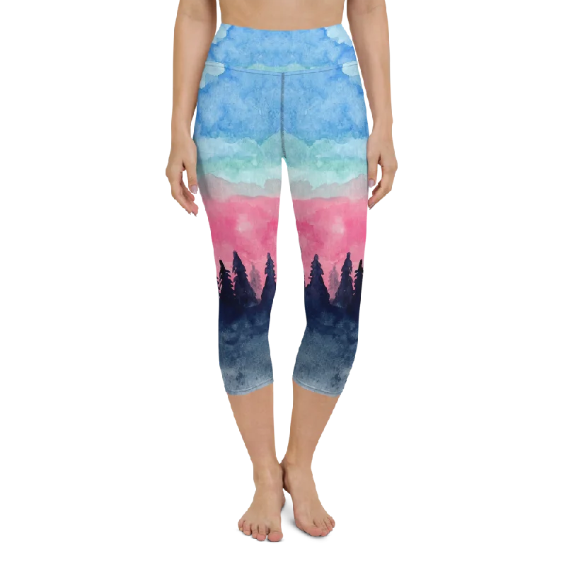 Tada High Waist Yoga Capri Leggings