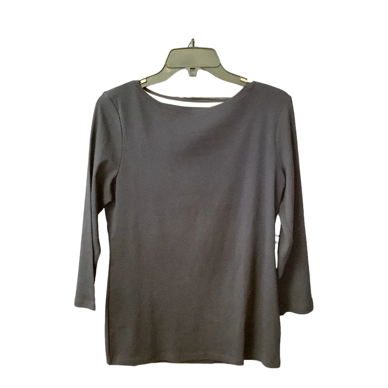 Top 3/4 Sleeve Basic By Talbots  Size: M