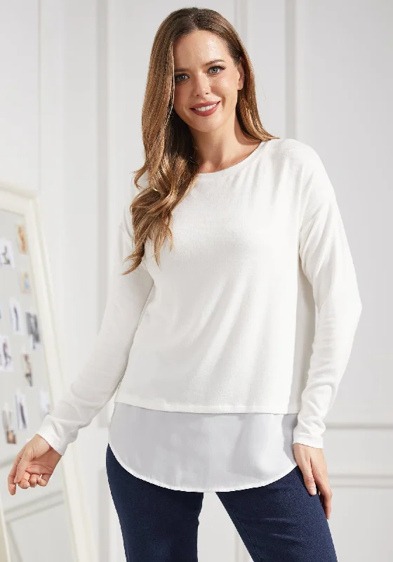 UltraEase Layered Boatneck (Ivory)