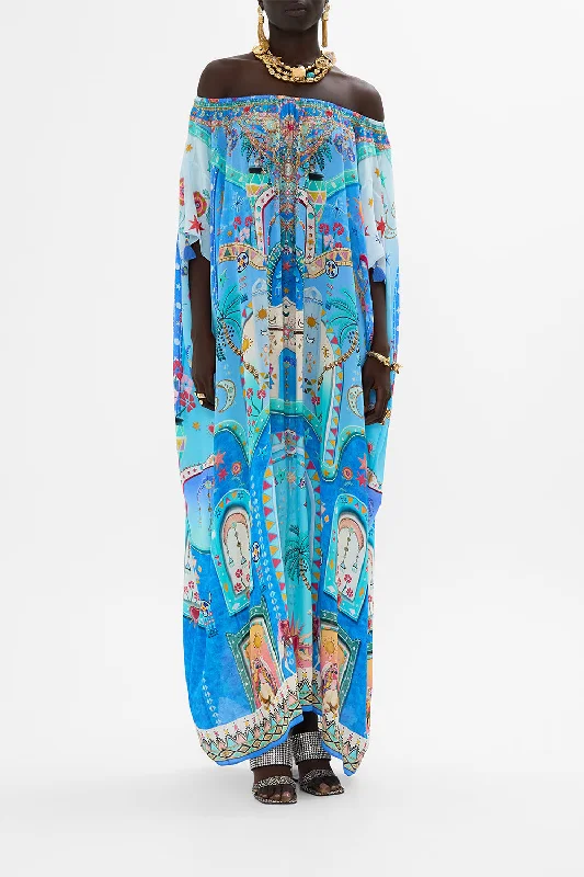 OFF SHOULDER KAFTAN A PAINTED VILLAGE