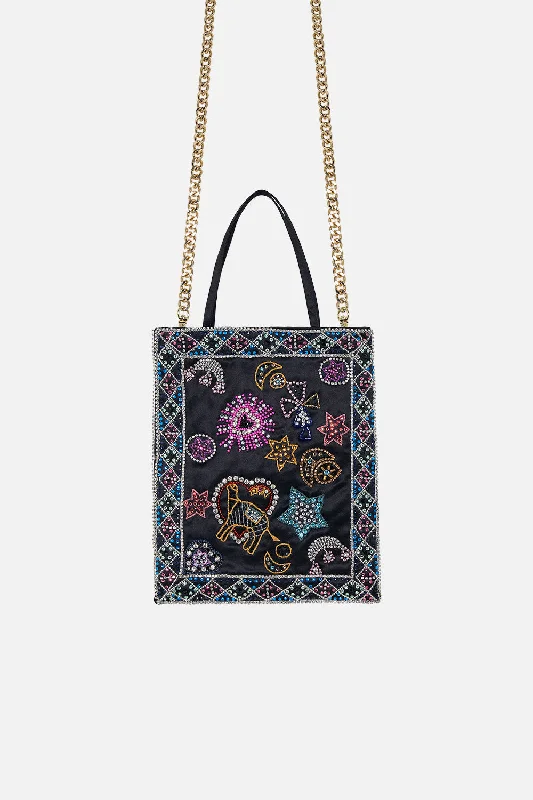 EMBELLISHED MINI TOTE NUBIAN NIGHTS