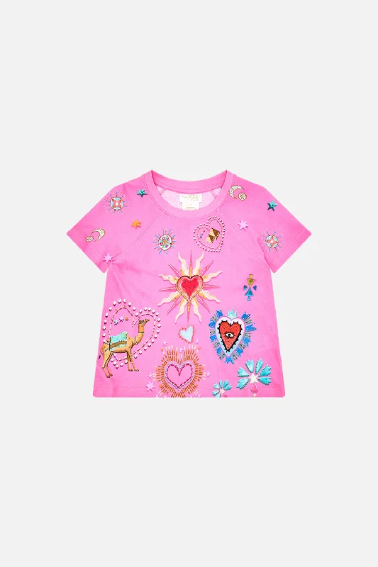 KIDS RAGLAN TEE 4-10 RAINBOW ROADS