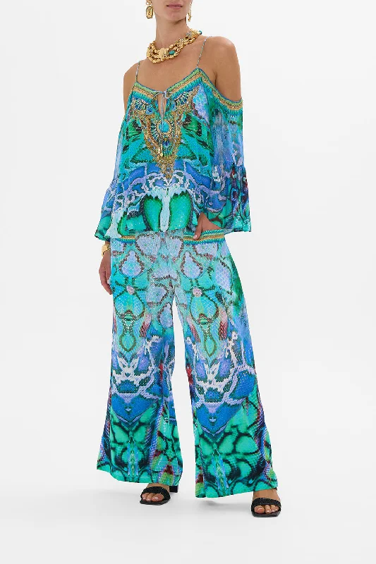 WIDE LEG TROUSER WITH FRONT POCKETS LAND OF WONDER