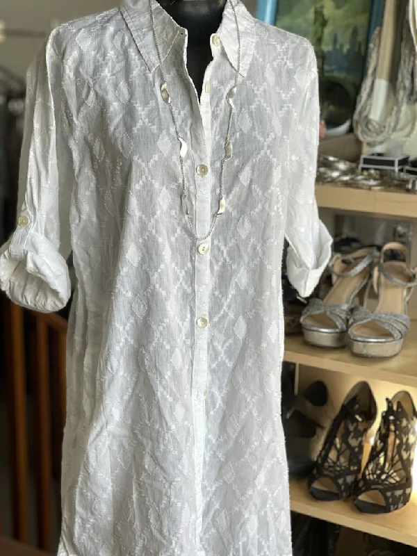 Club Z Collection Tunic 100% Cotton L NWT