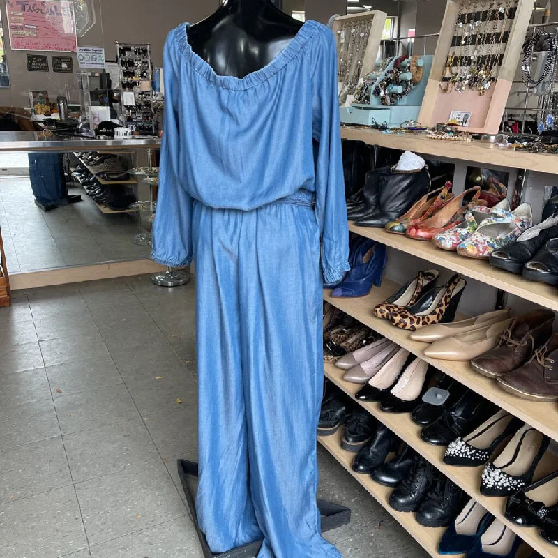 Michael Kors chambray jumpsuit XL NWT