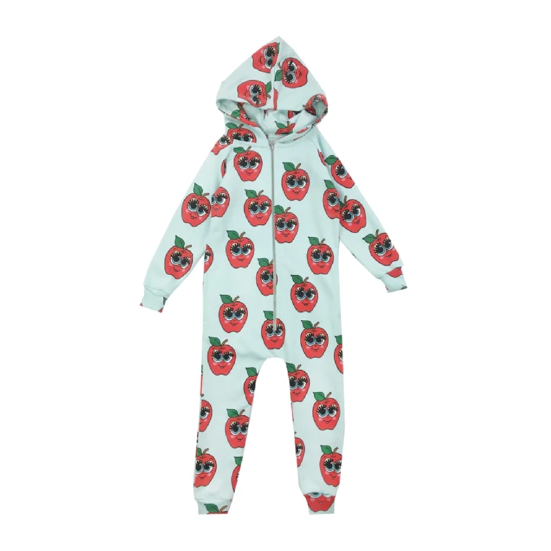 Apples Hooded Jumpsuit