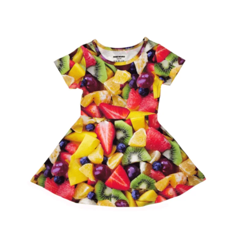 Fruit Salad Skater Dress