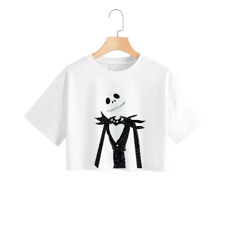 Jack Skellington Blue - TNBC Crop Top