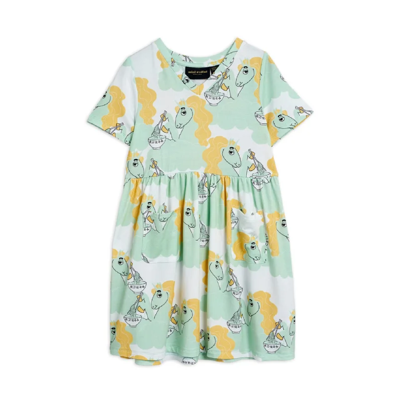 Unicorn Noodles Short Sleeve Dress