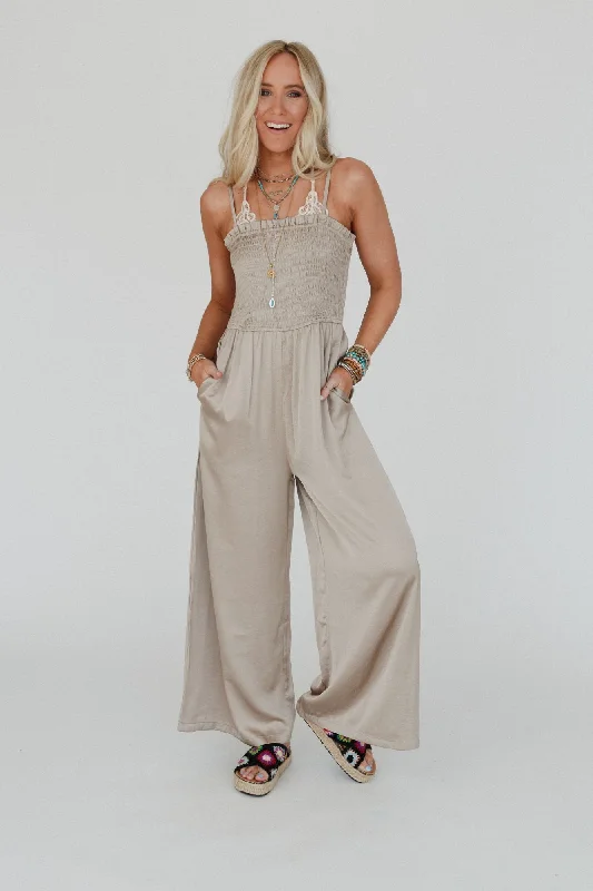 Wildflower Breeze Jumpsuit - Coco