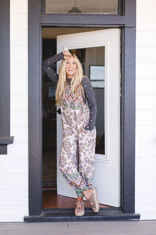 Wildflower Jumpsuit - Olive